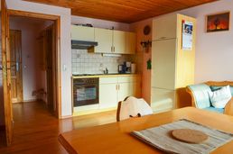 Wohnküche in der Ferienwohnung Tannenwald